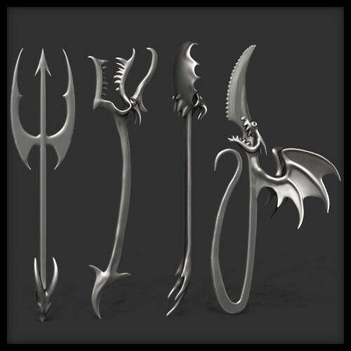 Dragon-Themed Cutlery